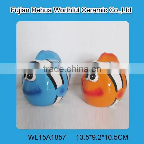 Creative ceramic soccer money box,ceramic soccer piggy box,ceramic soccer cash box,ceramic coin box,ceramic saving box