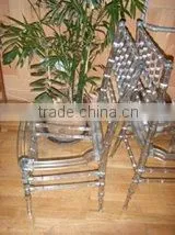 High quality crystal monobloc clear resin chiavari chair