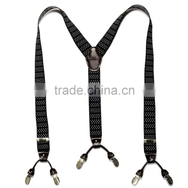 Leather suspenders High qualiy Man braces