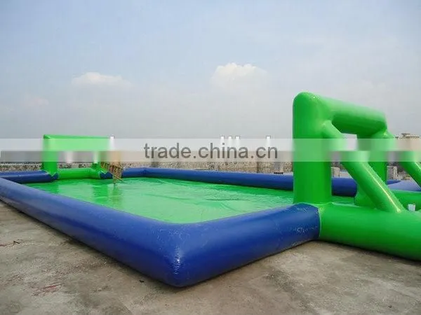 popular inflatable sport court,inflatable soap soccer field,giant football court for outdoor game