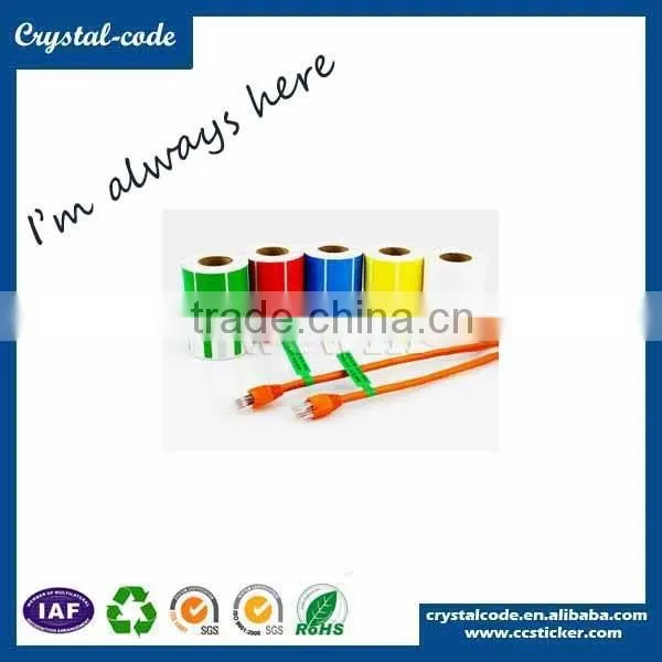 Replace Tyco Polyolefin custom cable marker label sleeve