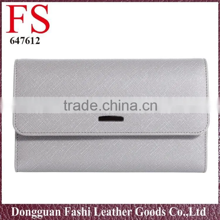 New Design Women zipper Soft Leather Wallet