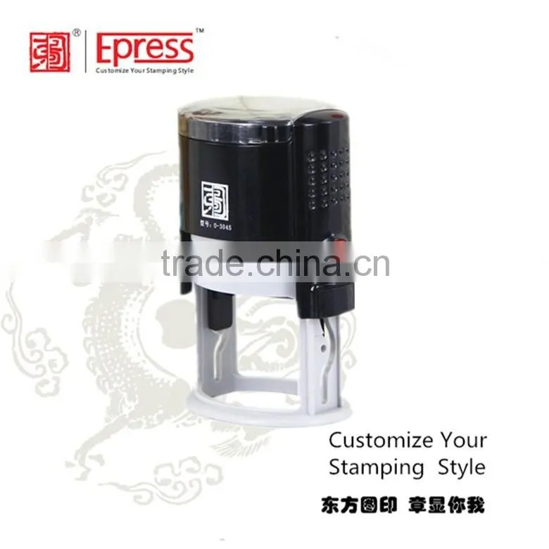 Free Sample Oval automatic date self inking stamp O3045