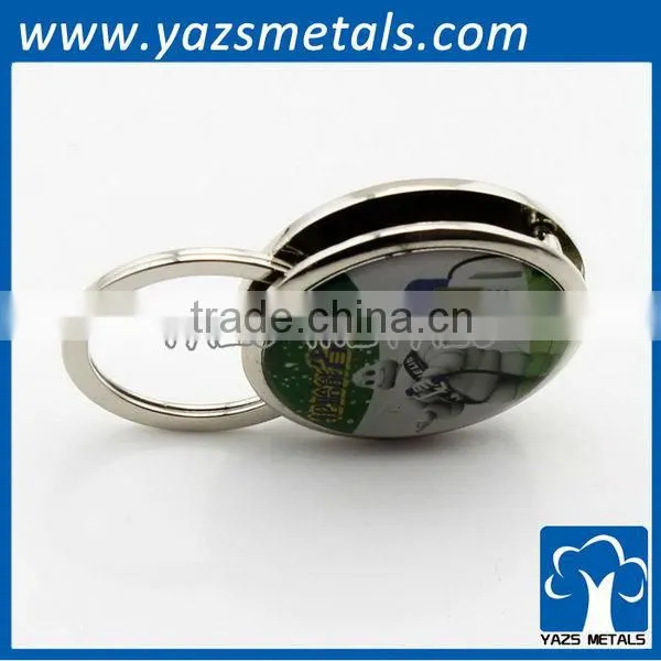 hot sales metal printing Custom Promotion Keychain
