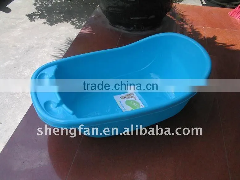 plastic lovely baby bathtub