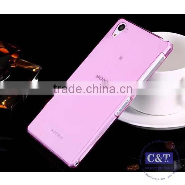C&T Ultra Thin Transparent Soft Gel TPU Case Cover For Sony Xperia Z5 Premium/Plus