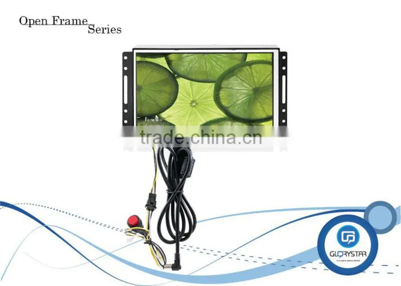 GAD-073 OF 7" LCD Open Frame pop Advertising car players and show taxi products retails screen