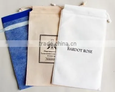 promotional free design gym polyester drawstring bag