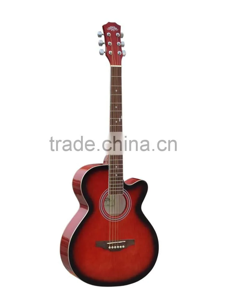 40inch beginner thin body electric acoutic guitar