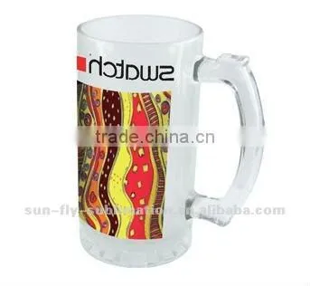 Sublimation glass beer mug 16oz (SFS-MG24)