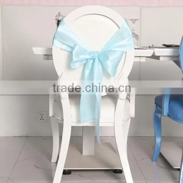 2016 hot sell colorfull wedding organza chair sashes