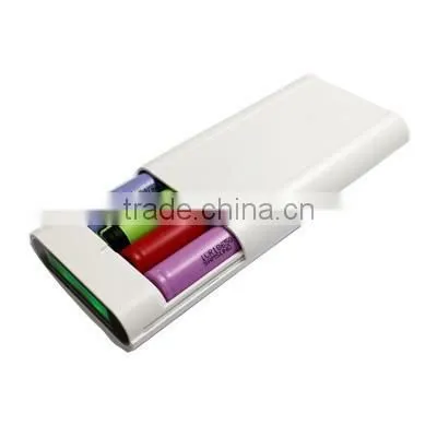 Universal Battery Double USB Ports 3.7V 18650 Power Bank Backup Power Best for Travel