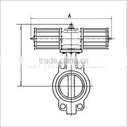 BGTWA Type wafer butterfly valve