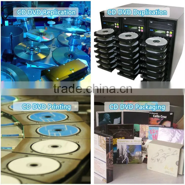 Music CD Replication with printing and plastic sleeve