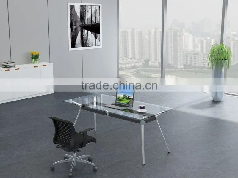 The ellipse wooden clear table office table /metting table