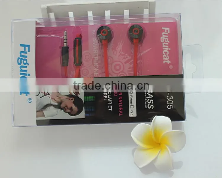 In ear earbuds with mic and customized logo for mobile phone from earphone manufacturing OEM ODM welcomed