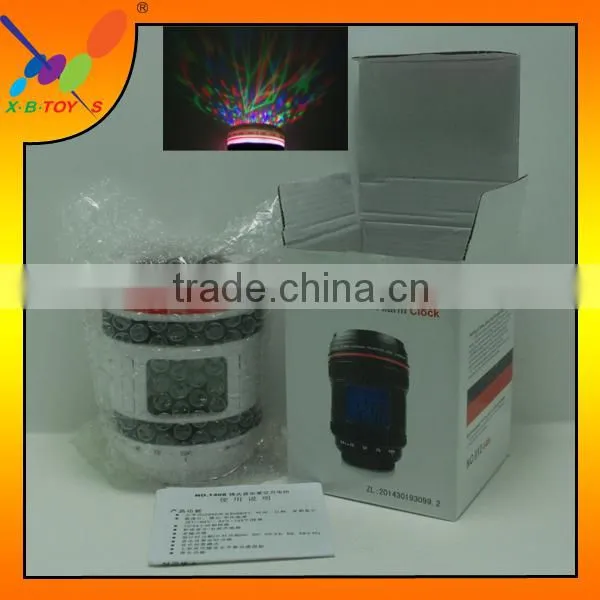2015 Alibaba China Supplier Produce the New Fashion Camera Lens Colourful Battery Operated Projection Light