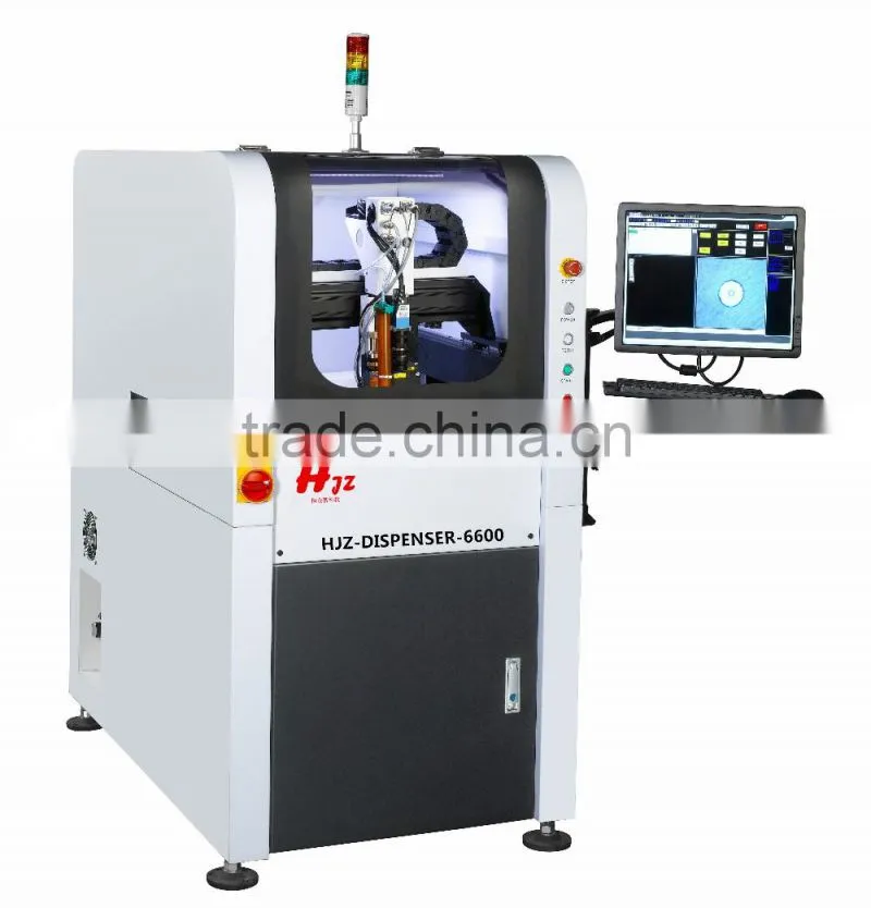 HJZ-DISPENSER-6600 High speed jetting glue dispensing bezel glue dispensing machine