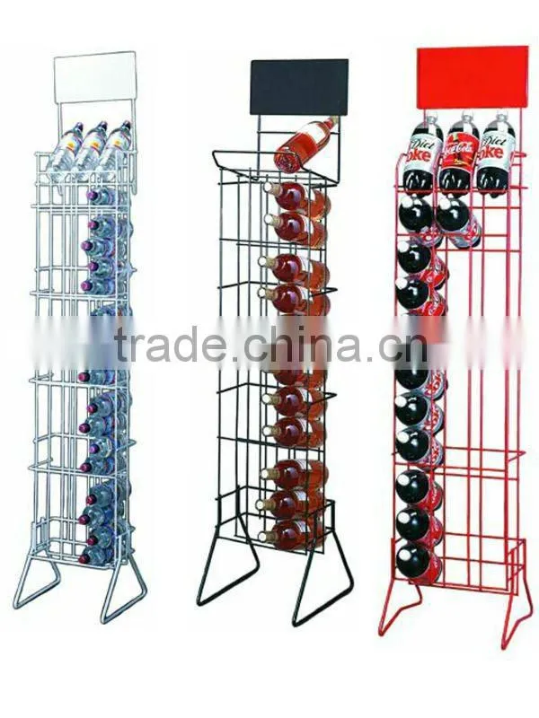 metal wire stand rack wine display water water bottle rack 5 gallon