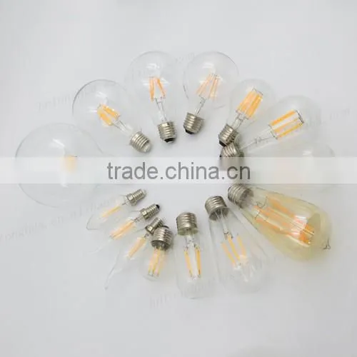 E26 E27 4W Edison Led Bulb ST58 110V 220V Led Filament Teardrop Lamp