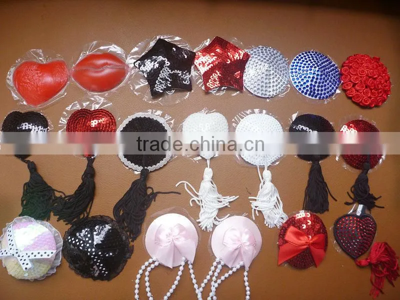 sexy ladies nude silicone nipple covers shiny cute nipples cover
