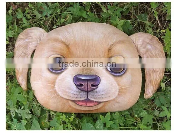 Aimigou wholesale Hot Sale Fashion stuffed Bolster Cat dog Face Pillow
