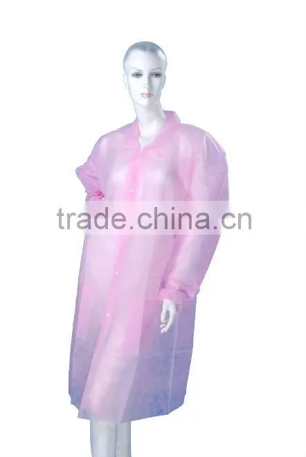 Disposable nonwoven hospital mens surgical lab coat