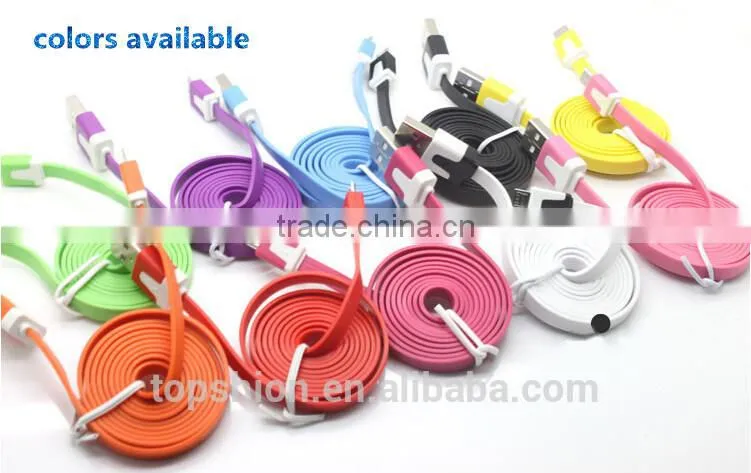 Alibaba express hot selling colorful for samsung micro usb charger cable, China Supplier