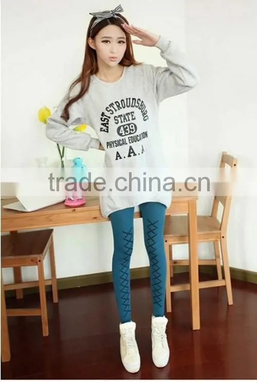 Blue Leggings Candy Color Tight Factory Best Selling Summer Leggings