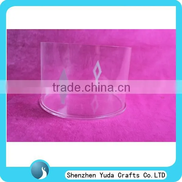 best selling plastic tubings PMMA pipes, cheap price custom tube clear acrylic tubes with base