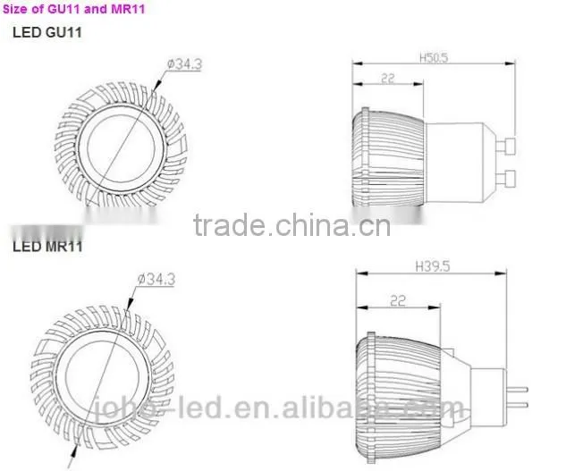 mini spot led light gu11 mr11 bulb lamp