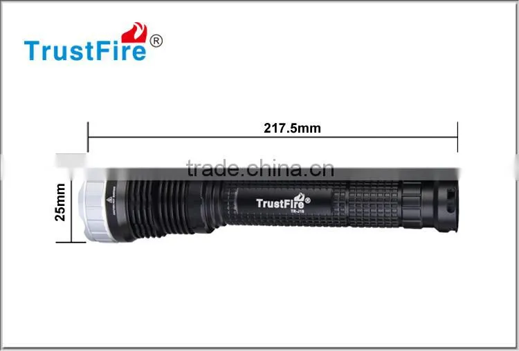 TrustFire emergency safe Flashlight TR-J10 head design led flashlight 2250LM super bright torch with CE,FCC certification