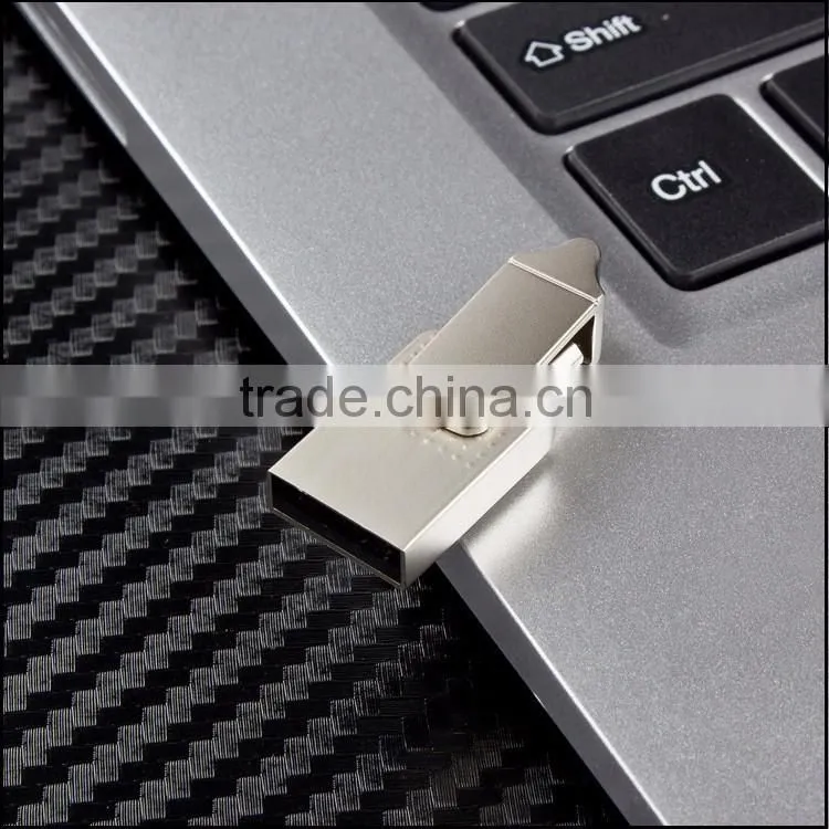 Dual USB OTG Flash Drive, Micro USB Flash Memory Stick For Android Devices-Samsung/LG/Huawei,Rotatable Metal U Disk OTG-018