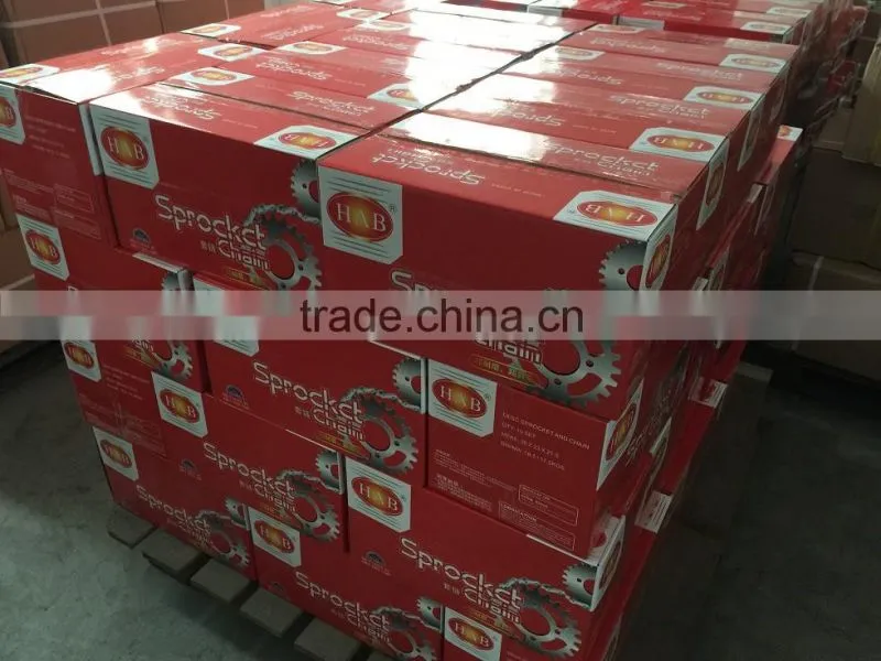 High Quality CD70 OEM motorcycle driving chain & sprocket kit Motorcycle Chain Kit & Motorcycle Sprocket Kit