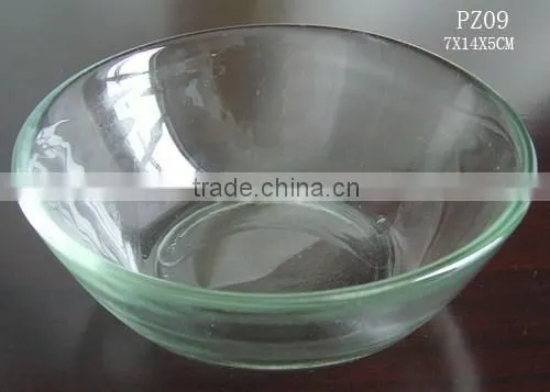 Cheap smooth homeware glass plate for salad