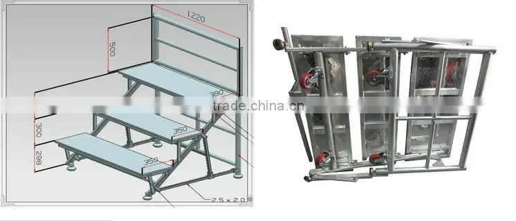 china supplier choral performances / school choral risers