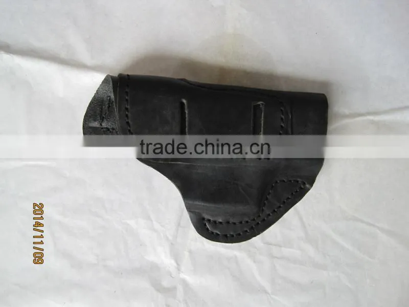 HOT sale Wholesale Customized genuine leather gun pouch
