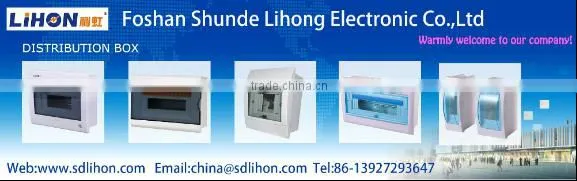13 way metal base transparent cover power distribution box with more knockouts