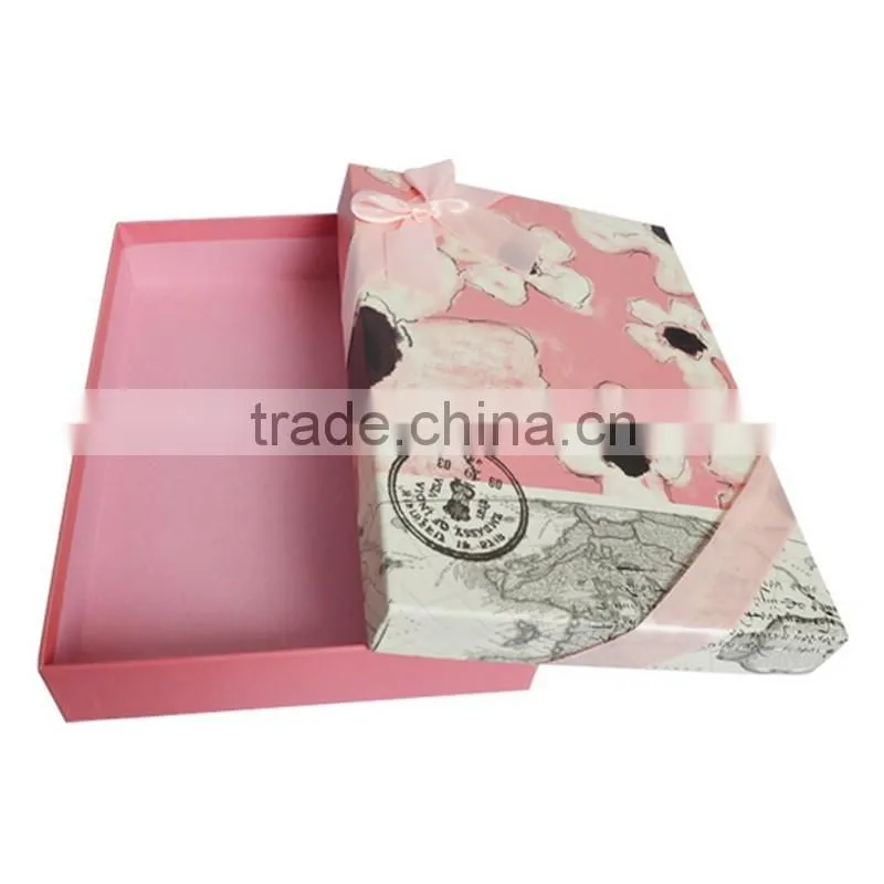 Blue cardboard paper gift box with best price for selling