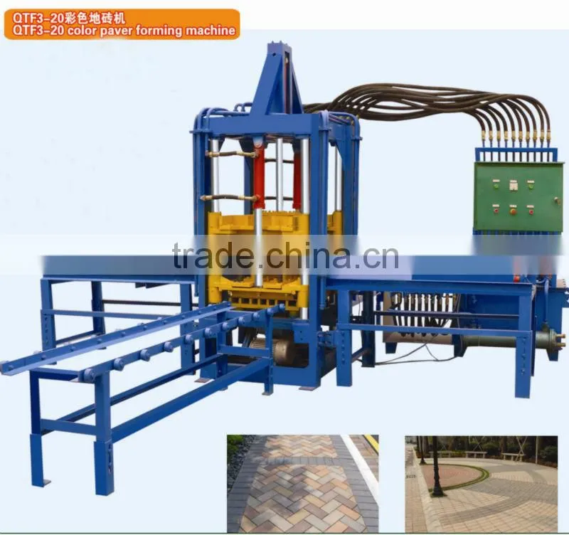 huali machine QTF3-20 hollow block making machine cement paver machinery