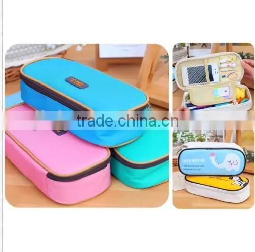 Hot sell fashion New Students Canvas Pencil bag