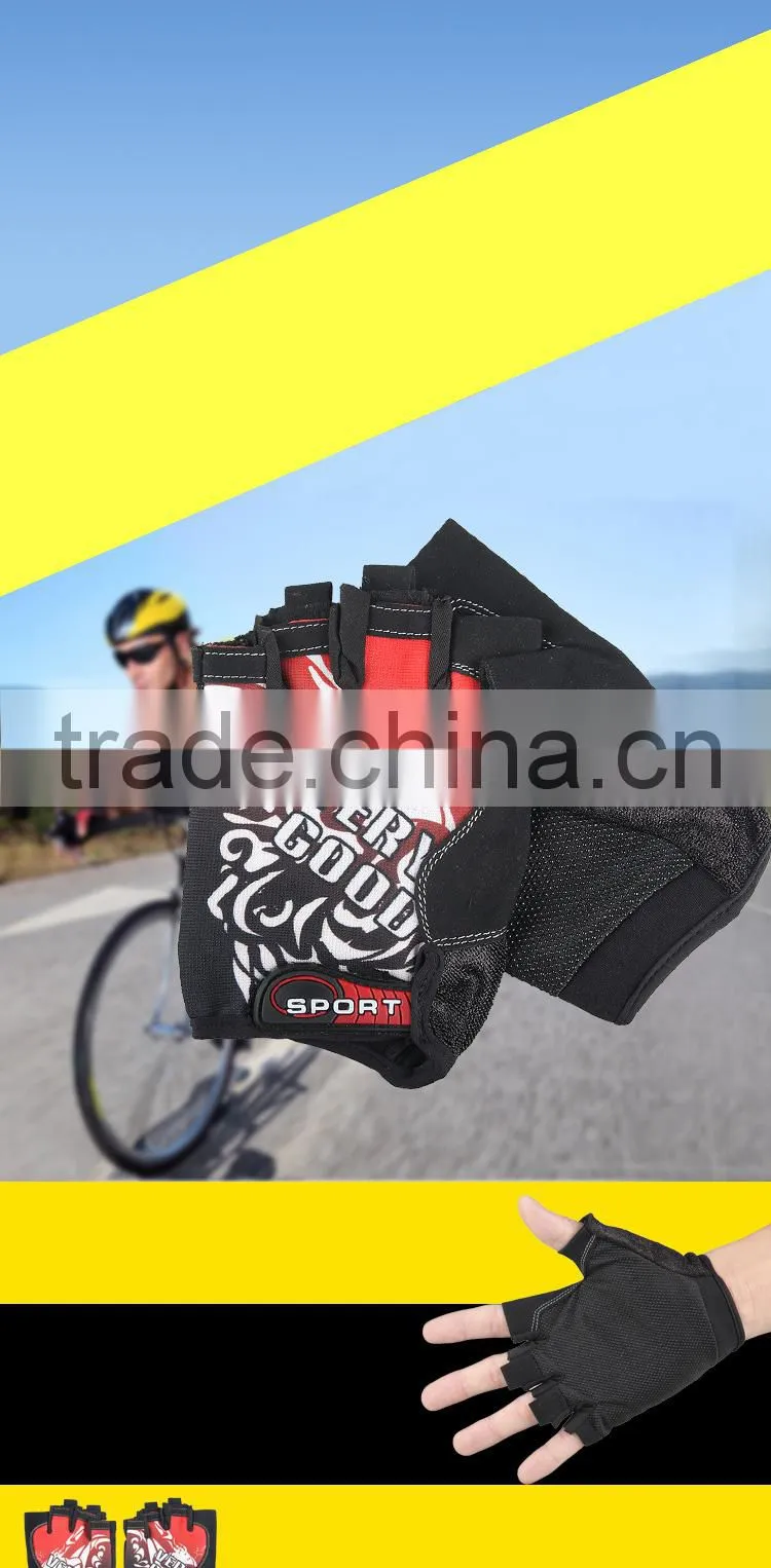 breathable pu materia automobiles half finger gloves
