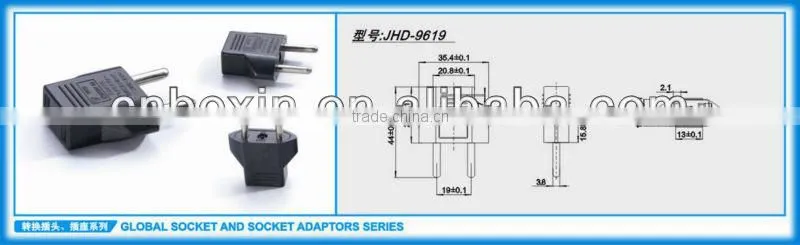 Hot sales 2016 alibaba China 220v 110v converter transformer JHD-9619