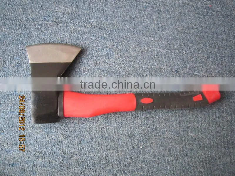 Axewith long fiberglass handle