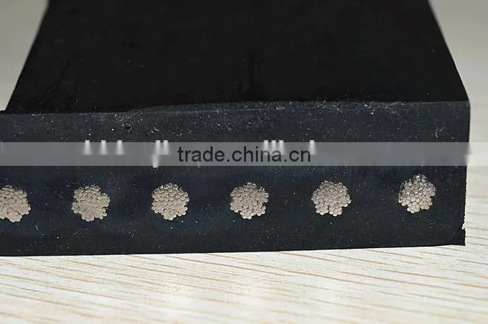Tear resistance stone crusher used steel wire rubber conveyor belt for cheap sale