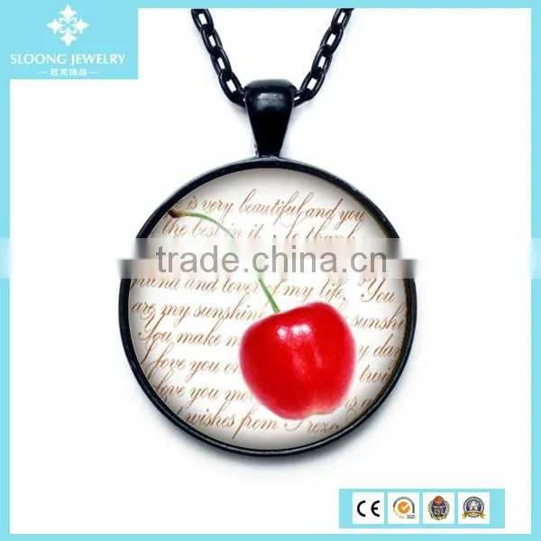 2015 New Special Design Ladies Jewelry with Red Apple