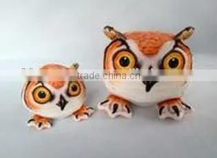 promotional gift plush toy shrike bird 3 D printing plush bird earthbag small shrike bird plush earthbag with beans