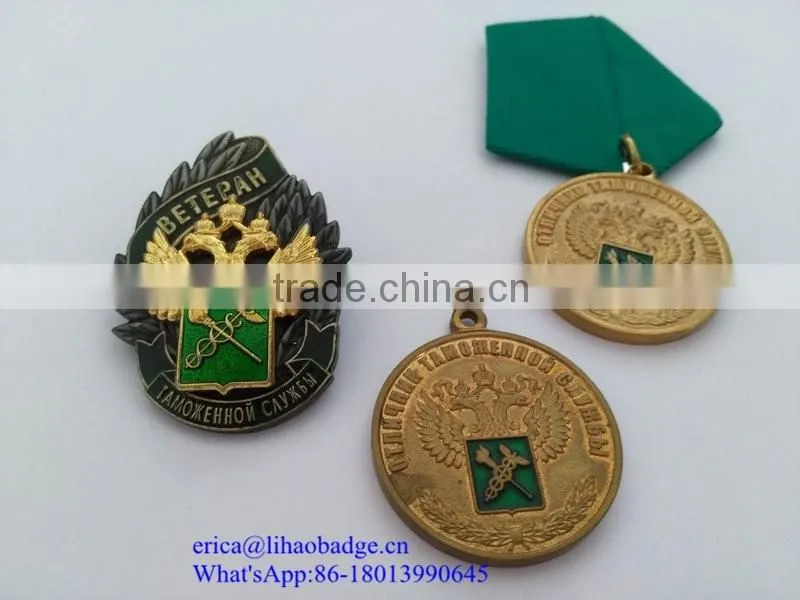 Low price war medals Free delivery custom metal award medals Excellent quality cheap Russia medals