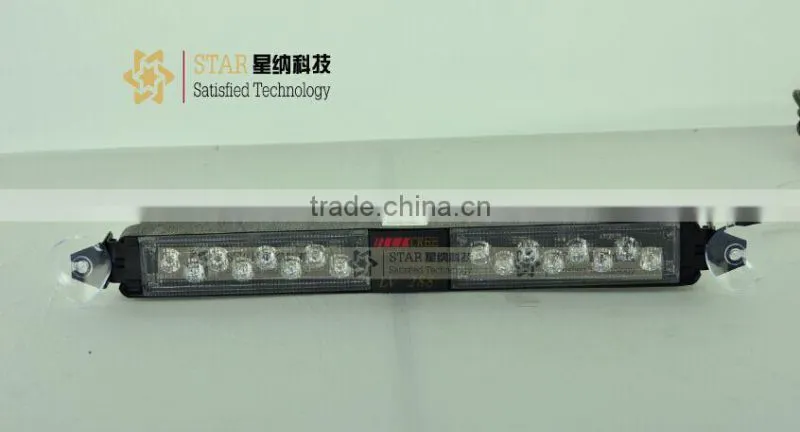Hot selling 1W*16 led emergency visor light bar led visor deck dash lamp (XN-288A)