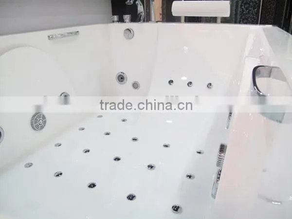 best price for one person massage acrylic bath tub, corner whirlpool full body massage bathtub, square bath tub